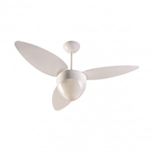 Ventilador Teto Ventisol Aires Branco Com Lustre 127V 130W 382