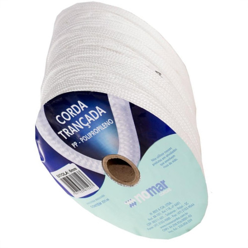Corda Polipropileno Trancada Riomar 06Mm Branca+-191M Corda Polipropileno Trancada Riomar 06Mm Branca+-191M