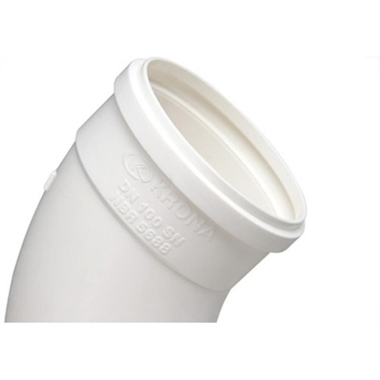Curva Esgoto Krona 100Mm X 45 Curta 729 - Kit C/20 Curva Esgoto Krona 100Mm X 45 Curta 729 - Kit C/20