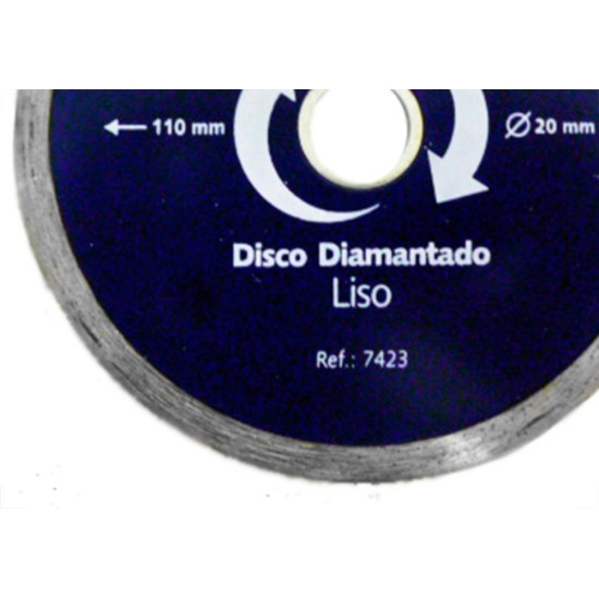 Disco Diamantado Brasfort Premium Liso 110Mm 7423 Disco Diamantado Brasfort Premium Liso 110Mm 7423