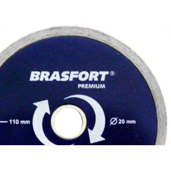 Disco Diamantado Brasfort Premium Liso 110Mm 7423 Disco Diamantado Brasfort Premium Liso 110Mm 7423