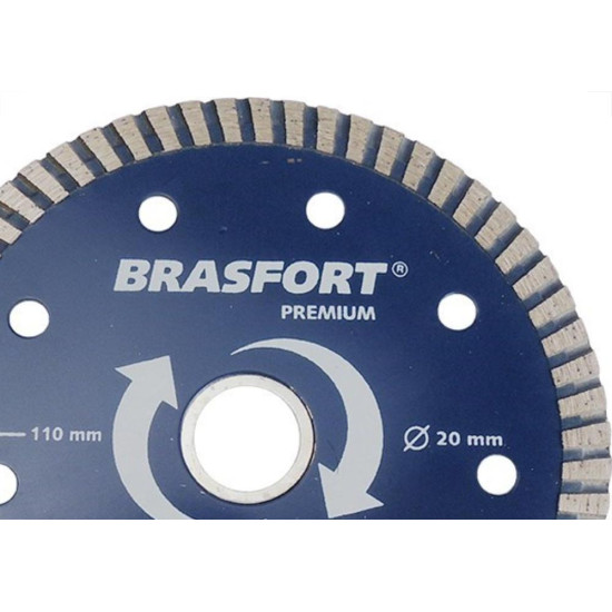Disco Diamantado Brasfort Premium Turbo 110Mm 7425 Disco Diamantado Brasfort Premium Turbo 110Mm 7425