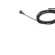 Cordao De Luz Com Lamp.Ada Led 10W Bivolt Fio Pp 7M Com Chave Cf008E