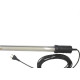 Cordao De Luz Com Lamp.Ada Led 10W Bivolt Fio Pp 7M Com Chave Cf008E
