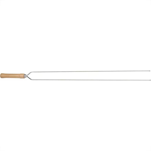 Espeto Para Churrasco Mor Duplo 55Cm Espeto Para Churrasco Mor Duplo 55Cm