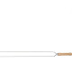 Espeto Para Churrasco Mor Duplo 55Cm Espeto Para Churrasco Mor Duplo 55Cm