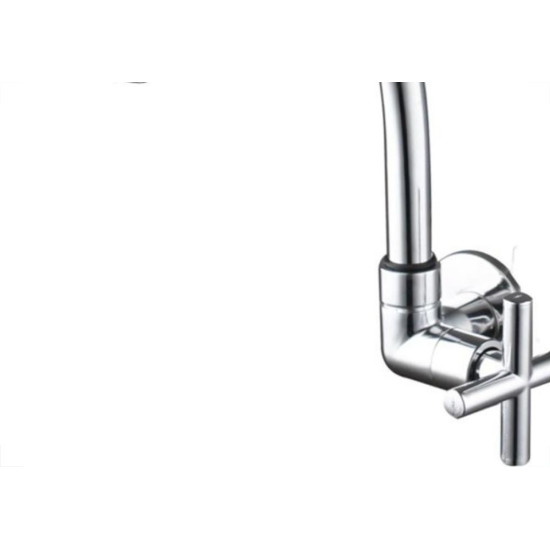 Torneira Metal Bica Movel Parede Higiban 1/4V C34 303434-001 Torneira Metal Bica Movel Parede Higiban 1/4V C34 303434-001