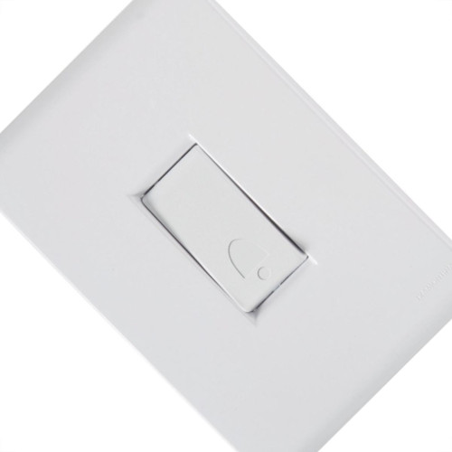 Conjunto Tramontina Liz 4X2 Branco Com Placa (1 Campainha) 