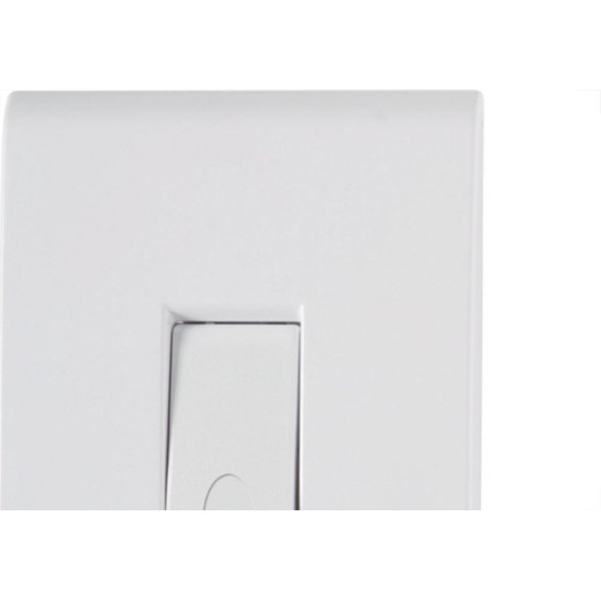 Conjunto Tramontina Liz 4X2 Branco Com Placa (1 Campainha) 