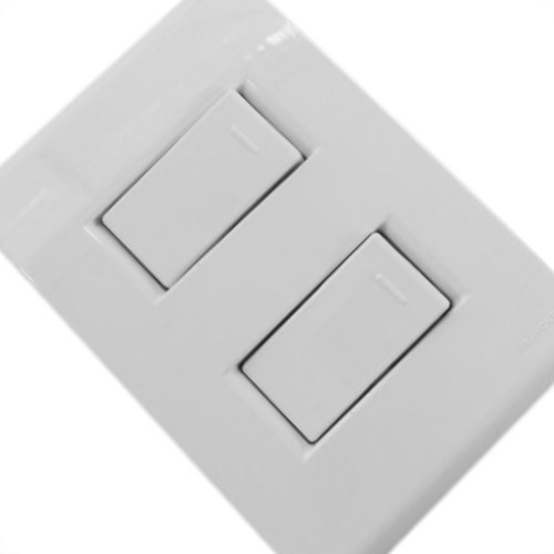 Conjunto Tramontina Liz 4X2 Branco Com Placa (2 Simples) 