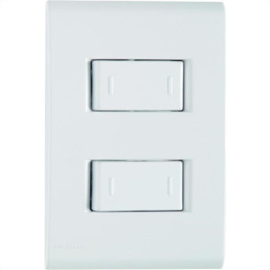 Conjunto Tramontina Liz 4X2 Branco Com Placa (2 Paralelos) 