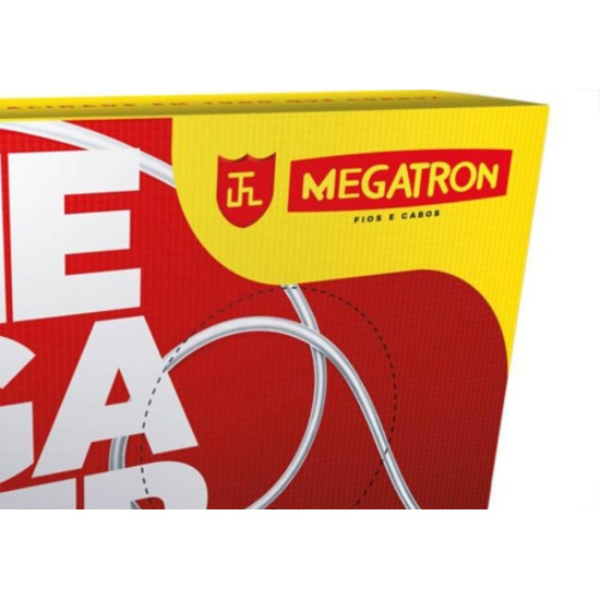Fio Coaxial Megatron Rf75 2X26Awg 100M 1615 Fio Coaxial Megatron Rf75 2X26Awg 100M 1615