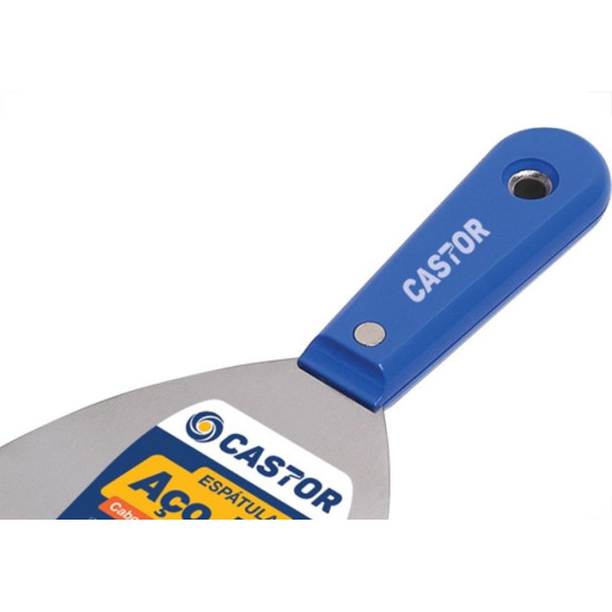Espatula Parede Castor Inox Cabo Plastico 120Mm 794 Espatula Parede Castor Inox Cabo Plastico 120Mm 794