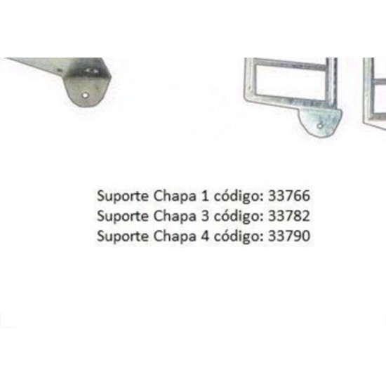 Suporte Disjuntor Comum 03 34 - Kit C/10 Suporte Disjuntor Comum 03 34 - Kit C/10