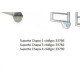 Suporte Disjuntor Comum 03 34 - Kit C/10 Suporte Disjuntor Comum 03 34 - Kit C/10