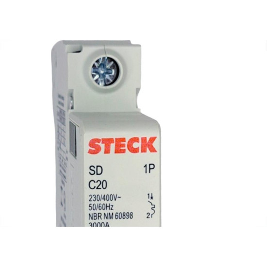 Kit C/5 - Disjuntor Steck Din Unipolar 20A Sd61 C Sdd61C20
