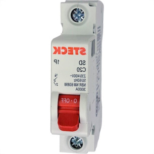 Kit C/5 - Disjuntor Steck Din Unipolar 20A Sd61 C Sdd61C20