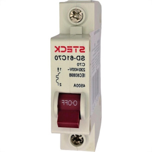 Kit C/5 - Disjuntor Steck Din Unipolar 70A Sd61 C Sd61C70