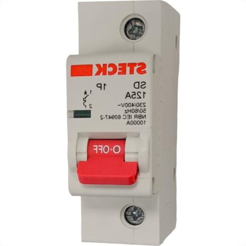 Kit C/5 - Disjuntor Steck Din Unipolar125A Sd1 C Sdd1C125