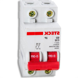 Kit C/4 - Disjuntor Steck Din Bipolar 63A Sd62 C Sdd62C63