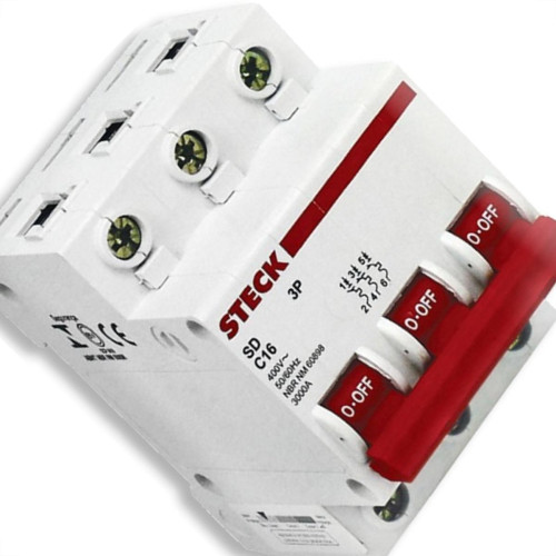 Kit C/4 - Disjuntor Steck Din Tripolar 25A Sd63 C Sdd63C25 Kit C/4 - Disjuntor Steck Din Tripolar 25A Sd63 C Sdd63C25