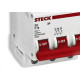 Kit C/4 - Disjuntor Steck Din Tripolar 40A Sd63 C Sdd63C40 Kit C/4 - Disjuntor Steck Din Tripolar 40A Sd63 C Sdd63C40