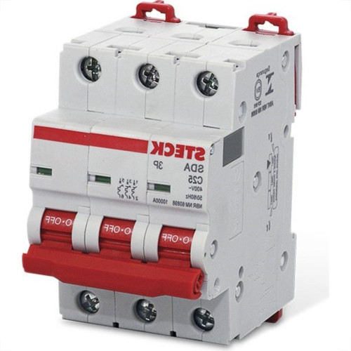 Kit C/2 - Disjuntor Steck Din Tripolar100A Sd3 C Sdd3C100 Kit C/2 - Disjuntor Steck Din Tripolar100A Sd3 C Sdd3C100