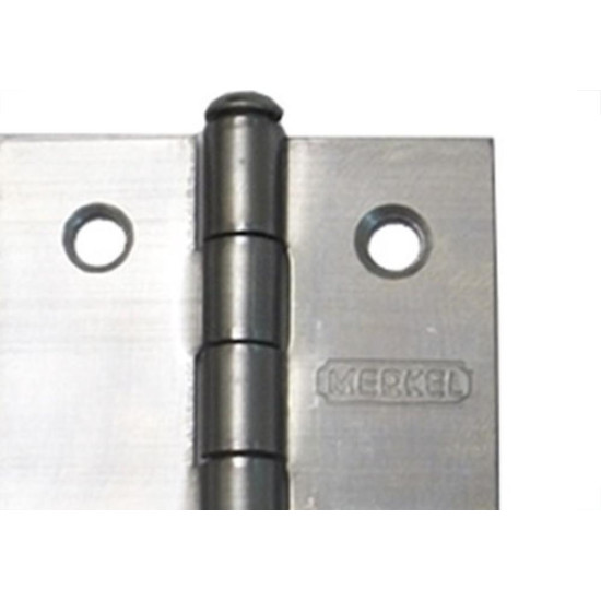 Dobradica Merkel Ferro Polido 2'' 184 - Kit C/24