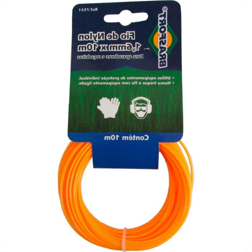 Fio De Nylon Brasfort Redondo 1,6Mm/ 10M 7531 Fio De Nylon Brasfort Redondo 1,6Mm/ 10M 7531