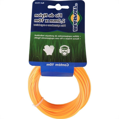 Fio De Nylon Brasfort Redondo 2,0Mm/ 10M 7533 Fio De Nylon Brasfort Redondo 2,0Mm/ 10M 7533