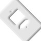 Placa Perlex Branca 4X2 (2 Saida+Tomada) 23Pl3It Placa Perlex Branca 4X2 (2 Saida+Tomada) 23Pl3It