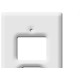 Placa Perlex Branca 4X2 (2 Saida+Tomada) 23Pl3It Placa Perlex Branca 4X2 (2 Saida+Tomada) 23Pl3It