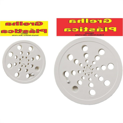 Grelha Plastica Overtime Redonda Branca Com Fecho 10 180001 Grelha Plastica Overtime Redonda Branca Com Fecho 10 180001