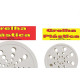 Grelha Plastica Overtime Redonda Branca Com Fecho 10 180001 Grelha Plastica Overtime Redonda Branca Com Fecho 10 180001