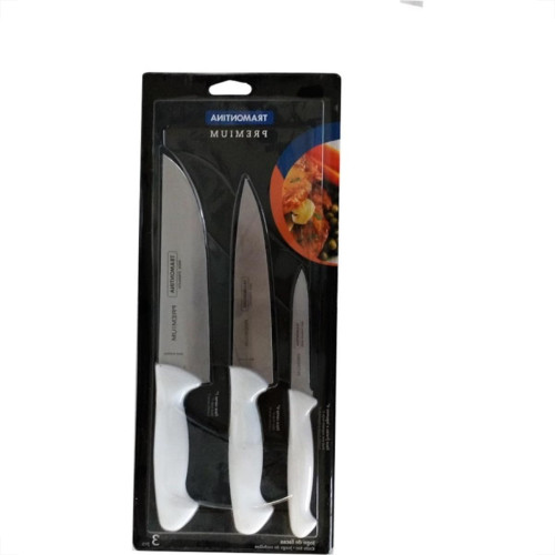 Faca Tramontina Cozinha Inox 3 Pecas 