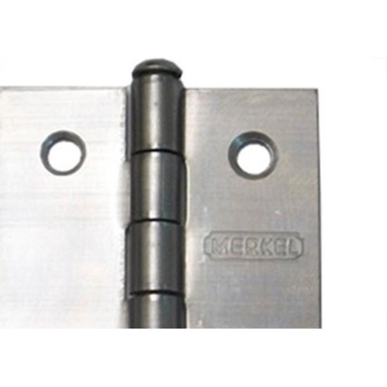 Dobradica Merkel Ferro Polido 4'' 184 - Kit C/12