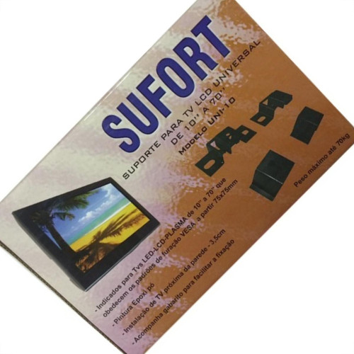 Suporte Tv Sufort 10/80 Universal Uni-10 Suporte Tv Sufort 10/80 Universal Uni-10