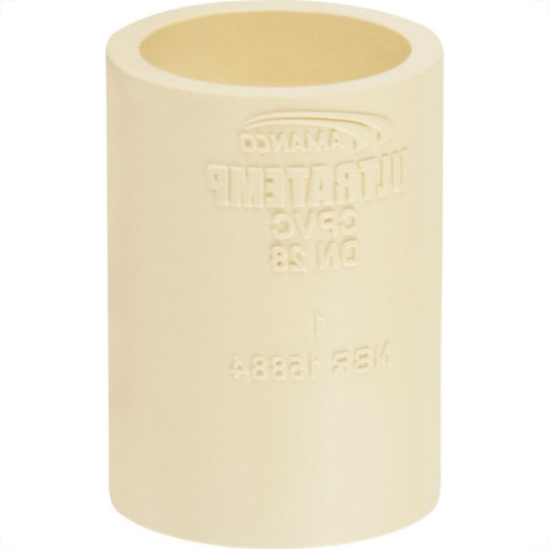 Luva Femea Femea Cpvc Amanco Ultratemp Dn22 20280 - Kit C/10 Luva Femea Femea Cpvc Amanco Ultratemp Dn22 20280 - Kit C/10