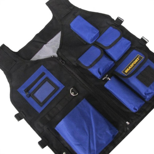 Colete Para Ferramentas Brasfort 10 Bolsos 7567 Colete Para Ferramentas Brasfort 10 Bolsos 7567