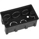 Caixinha Luz Plastica 4X2 Ivplast Preta - Kit C/100 Caixinha Luz Plastica 4X2 Ivplast Preta - Kit C/100