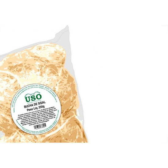 Bucha Sisal Uso 250G Para Uso Geral 0011-3
