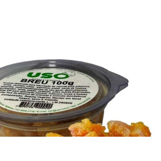 Breu Uso 100G Pote 0002-1 - Kit C/6 Breu Uso 100G Pote 0002-1 - Kit C/6