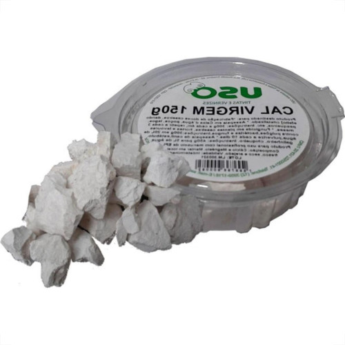 Cal Virgem Uso 150G Pote 0008-3 - Kit C/6 Cal Virgem Uso 150G Pote 0008-3 - Kit C/6