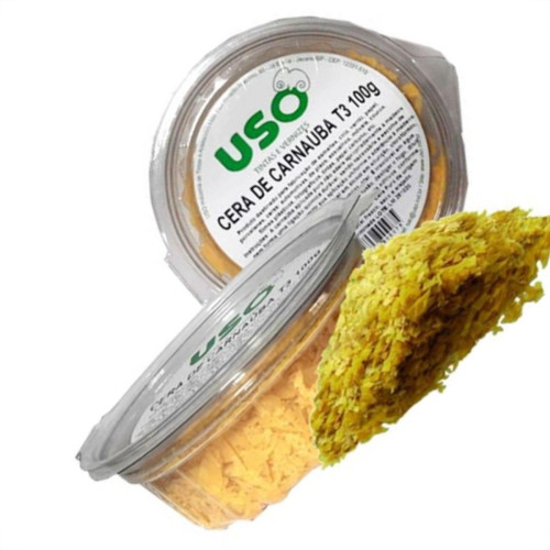 Cera Granulada De Carnauba Uso 100G Pote 0007-6 - Kit C/6 Cera Granulada De Carnauba Uso 100G Pote 0007-6 - Kit C/6