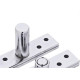Dobradica Pivotante Silvana 885 Cromada Com 2 Pecas 97688 Dobradica Pivotante Silvana 885 Cromada Com 2 Pecas 97688