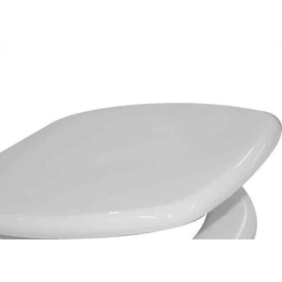 Assento Sanitario Herc ''Almofadado'' Branco Retangular 2395