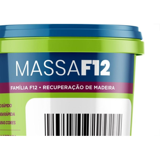 Massa Madeira F12 Viapol Castanho 400G V0210677