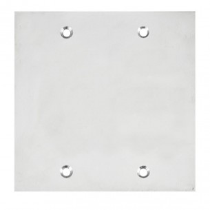 Placa Piso Inox 4X4 Cega Pi4400 Placa Piso Inox 4X4 Cega Pi4400