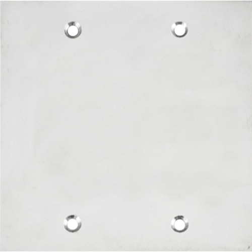 Placa Piso Inox 4X4 Cega Pi4400