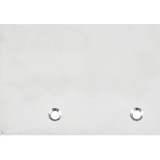 Placa Piso Inox 4X4 Cega Pi4400